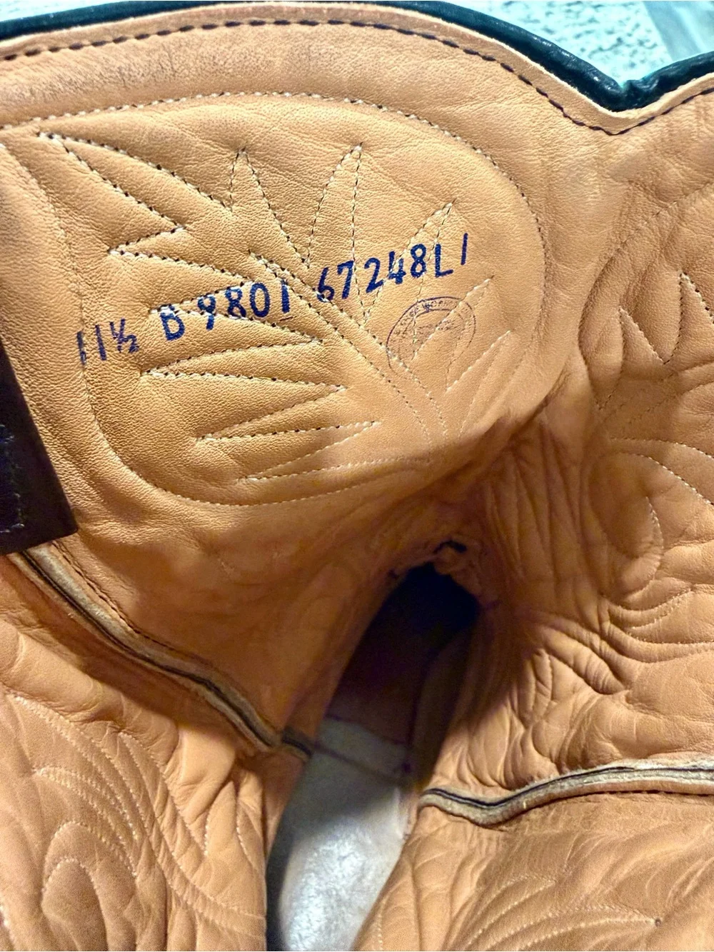 Vintage 80s Red Wing Pecos Boots 9801 Western Mens 11.5 D Leather Rare